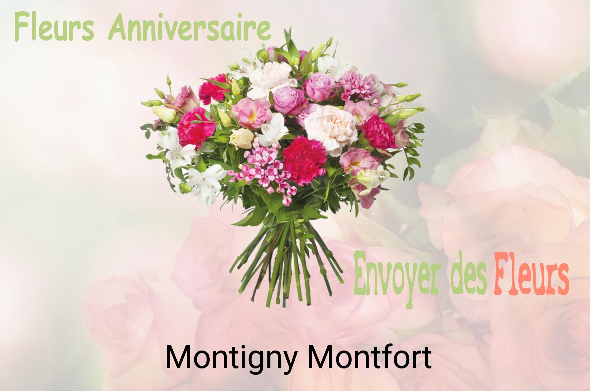 Bouquet de fleurs d’anniversaire livré à Montigny-Montfort