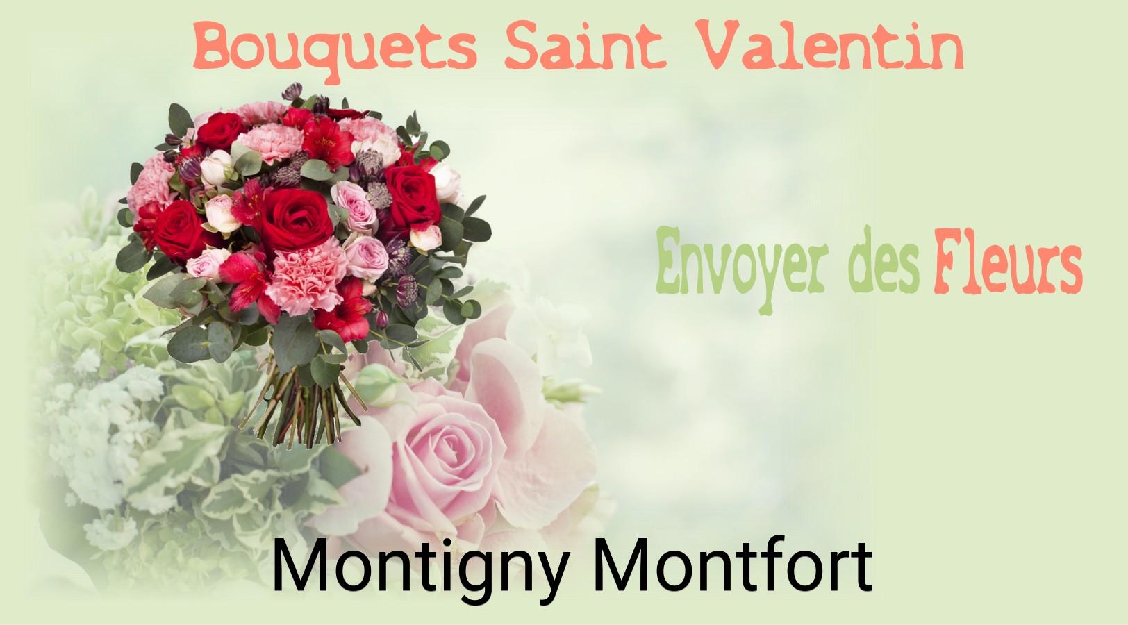 Roses de Saint-Valentin livrées à Montigny-Montfort